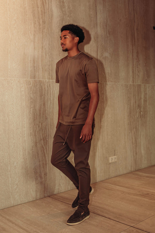 Mocha Brown Tech Pants